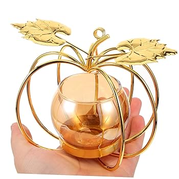 専用　ポーリッシュポタリー　パンプキン　キャンドルホルダー　ランタン　大サイズ カリヒ パンプキンランタン大 小 大きなパンプキンは存在感も